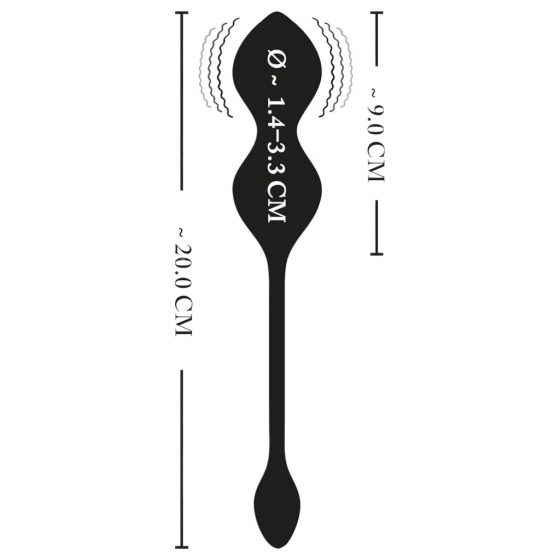 XOUXOU - rádio, elektrická gekónová guľa (čierna)