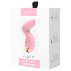   Svakom Pulse Pure - dobíjací stimulátor klitorisu so vzduchovými vlnami (ružový)