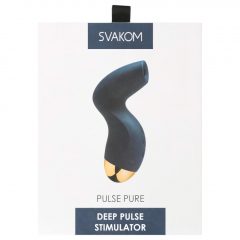   Svakom Pulse Pure - dobíjací stimulátor klitorisu so vzduchovými vlnami (modrý)