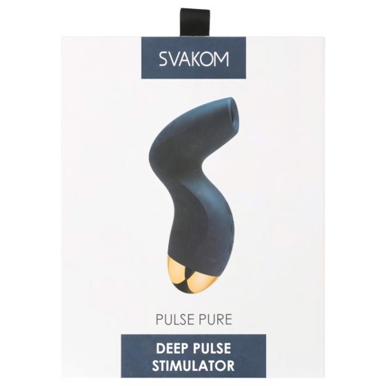 Svakom Pulse Pure - dobíjací stimulátor klitorisu so vzduchovými vlnami (modrý)