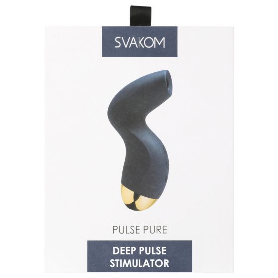 Svakom Pulse Pure - nabíjateľný, tlakový stimulátor klitorisu (modrý)