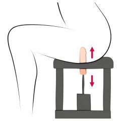   The Banger Sit-On-Climaxer - výkonný stroj na sex (čierny)