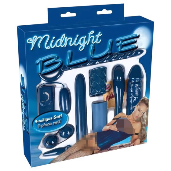 You2Toys Midnight Blue - erotická súprava pomôcok (9 dielna)