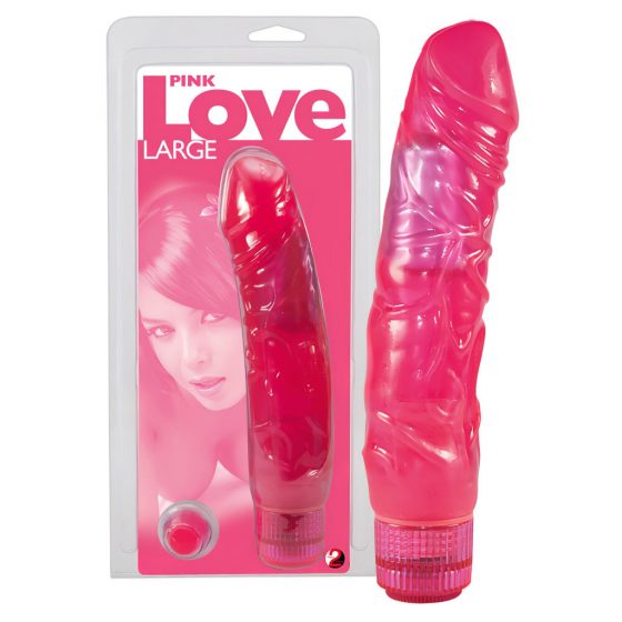 You2Toys Pink Love Large - realistický vibrátor (22 cm)