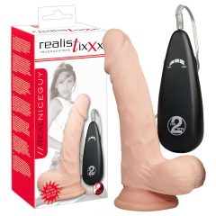 Realistixxx realistický prírodný vibrátor (17,5 cm)