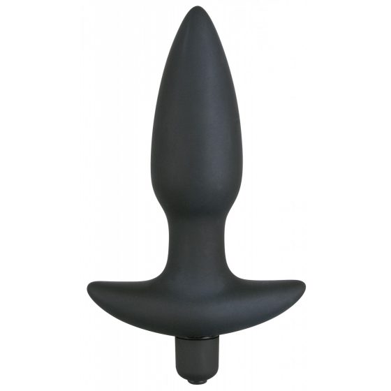 Black Velvet Plug Vibe - vibračný análny kolík - strednej veľkosti
