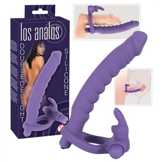 You2Toys Los Analos Double Delight - vibrátor s krúžkom na penis