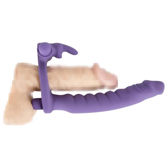 You2Toys Los Analos Double Delight - vibrátor s krúžkom na penis