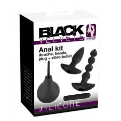   You2Toys Black Velvets Anal Kit - análna súprava (4 dielna)