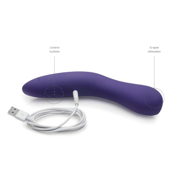 We-Vibe Rave - Inteligentný nabíjateľný vibrátor na bod G (fialový)