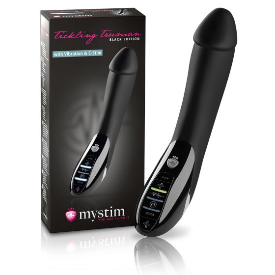 mystim Black Edition Tickling Truman - elektro-stimulačný vibrátor