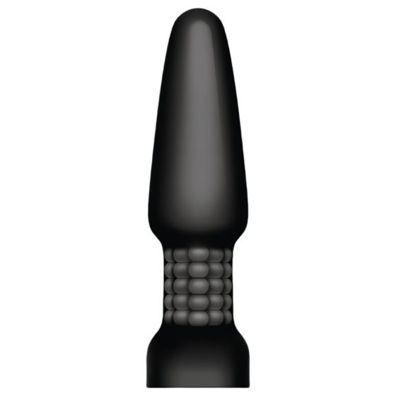 B-Vibe Rimming Remote Control Plug - análny vibrátor (čierny)