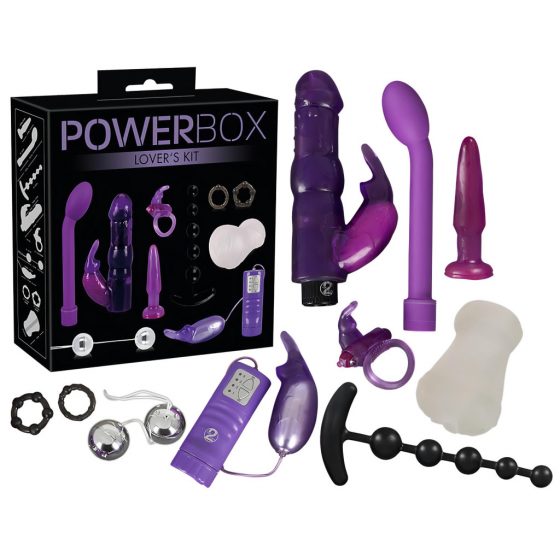 / You2Toys Power Box Lover's Kit - sada erotických pomôcok (10 dielna)