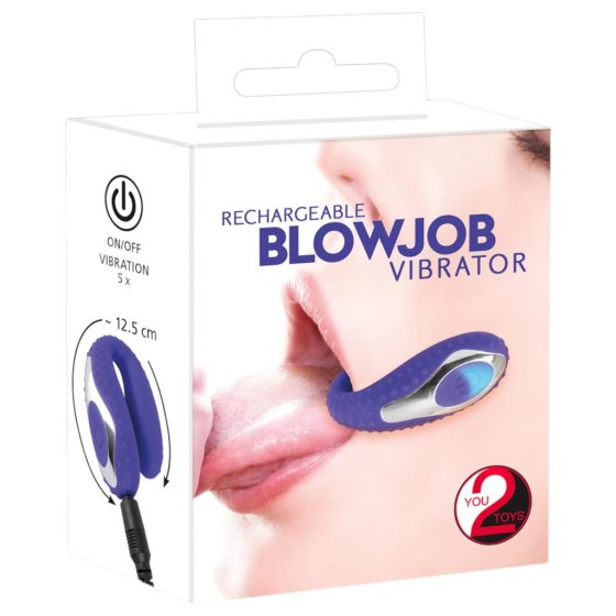 You2Toys Blowjob - orálny vibrátor (fialový)