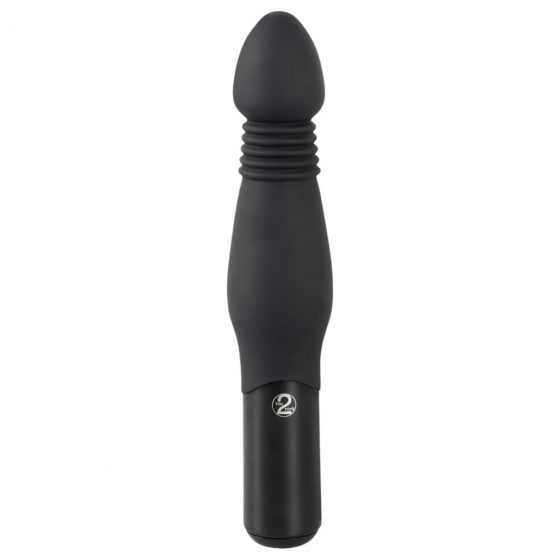 You2Toys Thrusting Anal Vibe - análny vibrátor s posuvom (čierny)