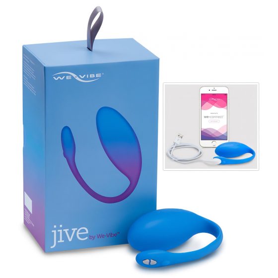 We-Vibe Jive - nabíjateľné, inteligentné vibračné vajíčko (modré)