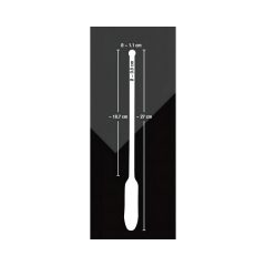   You2Toys - DILATOR - dlhý silikónový vibrátor na močovú trubicu - čierny (8 - 11 mm)