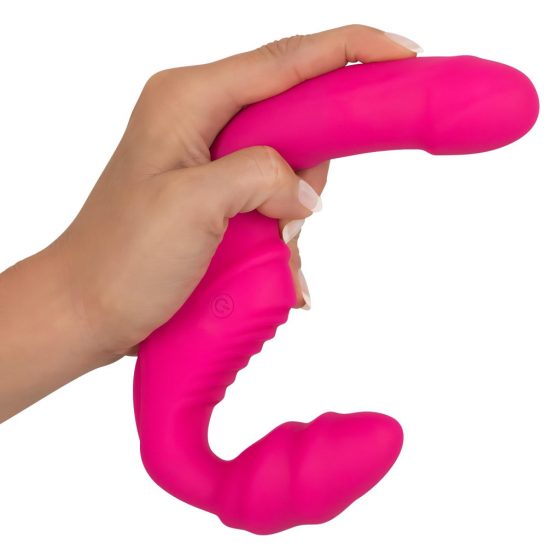 You2Toys Vibrating Strapless Strap-On - pripínací vibrátor bez upevňovacieho pásu (ružový)