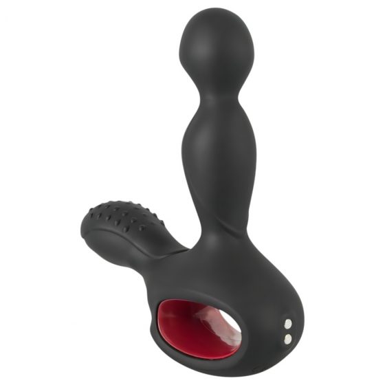 You2Toys - Massager - nabíjací, rotačný vibrátor s ohrievacou funkciou na diaľkové ovládanie (čierny)