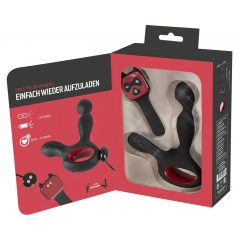   You2Toys - Massager - nabíjací, rotačný vibrátor s ohrievacou funkciou na diaľkové ovládanie (čierny)