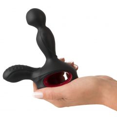   You2Toys - Massager - nabíjací, rotačný vibrátor s ohrievacou funkciou na diaľkové ovládanie (čierny)