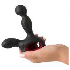   You2Toys - Massager - nabíjací, rotačný vibrátor s ohrievacou funkciou na diaľkové ovládanie (čierny)