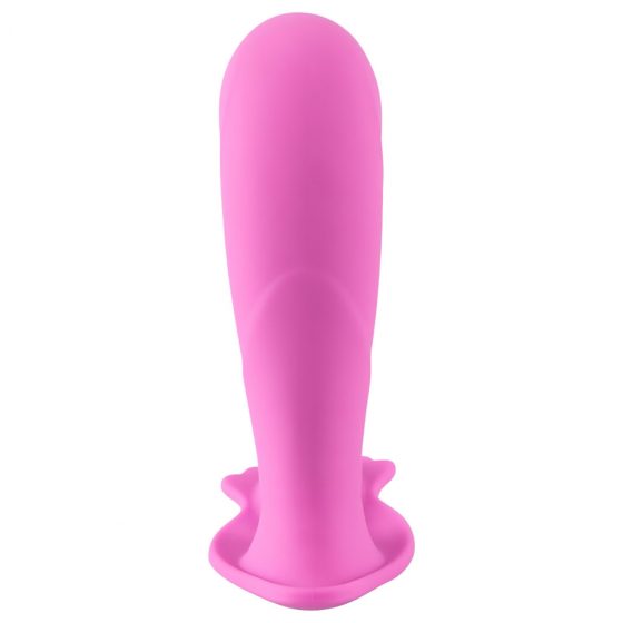 SMILE G-Spot Panty - akumulátorový, rádiový pripínateľný vibrátor (ružový)