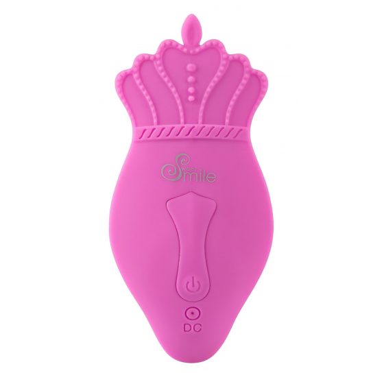 SMILE G-Spot Panty - akumulátorový, rádiový pripínateľný vibrátor (ružový)