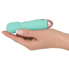   Cuties Mini Wand - nabíjací, mini masážny vibrátor (zelený)