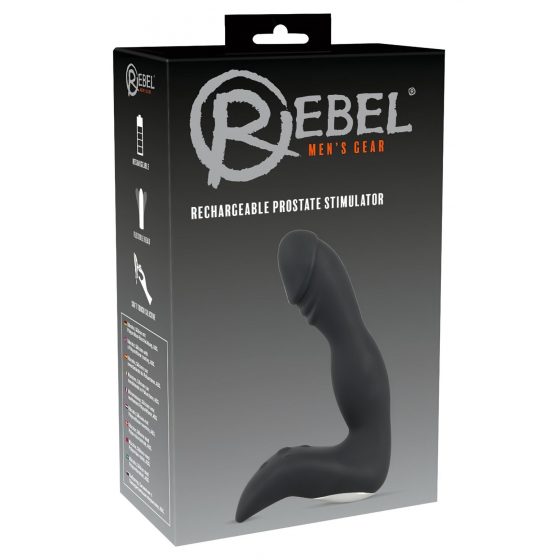 Rebel - dobíjací vibrátor na penis (čierny)