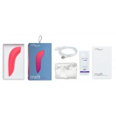   We-Vibe Melt - nabíjací vodotesný smart stimulátor klitorisu (koralový)