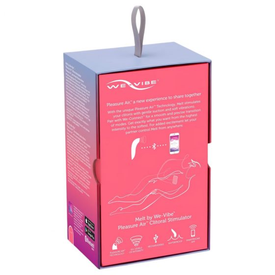 We-Vibe Melt - nabíjací vodotesný smart stimulátor klitorisu (koralový)