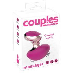   Couples Choice - dobíjací mini masážny vibrátor (ružový)