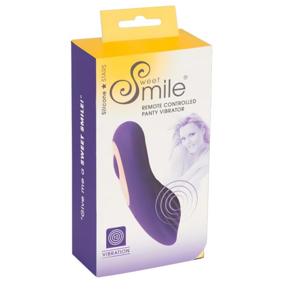 SMILE Panty - dobíjací rádiový vibrátor na klitoris (fialový)