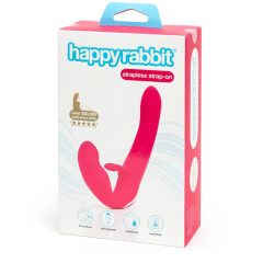 Happyrabbit Strapless - vibrátor bez ramienok (ružový)