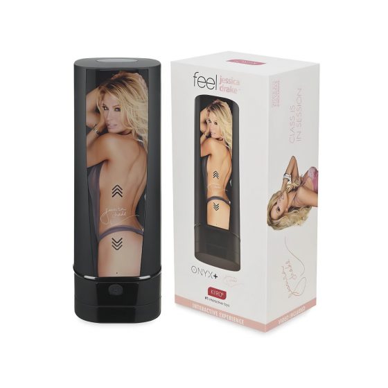 Kiiroo Onyx+ Jessica Drake - dobíjací interaktívny masturbátor (čierny)