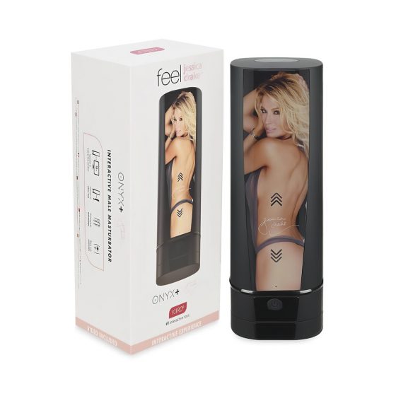 Kiiroo Onyx+ Jessica Drake - dobíjací interaktívny masturbátor (čierny)