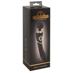   Cleopatra Wand Massager - vodotesný, nabíjací masážny vibrátor (čierny)