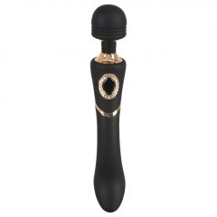   Cleopatra Wand Massager - vodotesný, nabíjací masážny vibrátor (čierny)