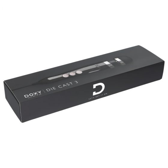 Doxy Die Cast 3 Wand - výkonný masážny vibrátor (čierny)