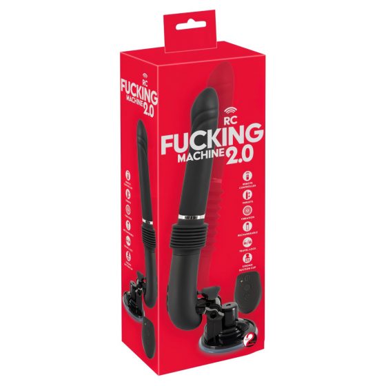 You2Toys RC Fucking Machine 2.0 - dobíjací vibrátor (čierny)