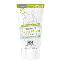   HOT Intimate - intímny depilačný krém so stierkou (100ml)