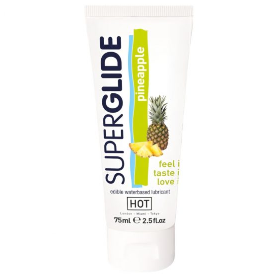 HOT Superglide Ananás - jedlý lubrikant (75ml)