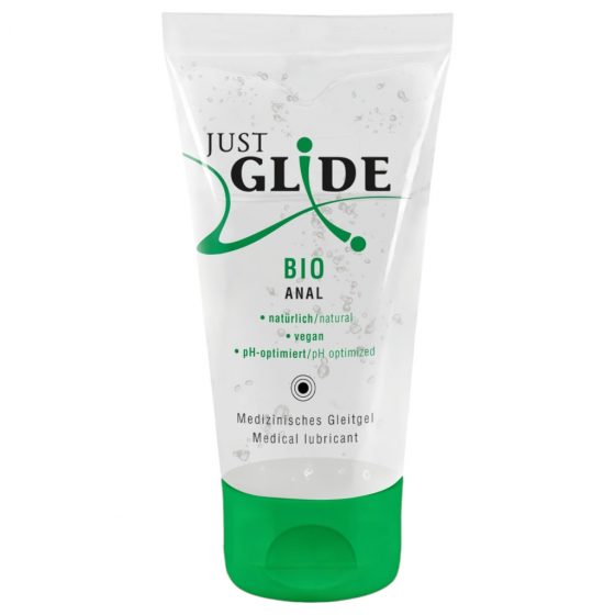 Just Glide Bio ANAL - vegánsky lubrikant na báze vody (50ml)