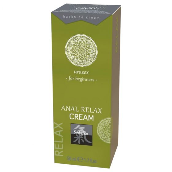 HOT Shiatsu Anal Relax - upokojujúci análny lubrikačný krém (50 ml)