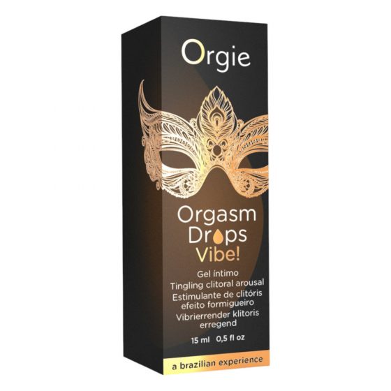 Orgie Orgasm Drops Vibe - stimulačný intímny gél pre ženy (15 ml)