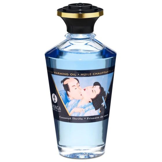 Shunga - hrejivý masážny olej - kokosový (100 ml)