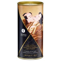 Shunga - hrejivý masážny olej - krémové latte (100 ml)