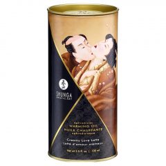   / Shunga - hrejivý masážny olej - krémové latte (100 ml)