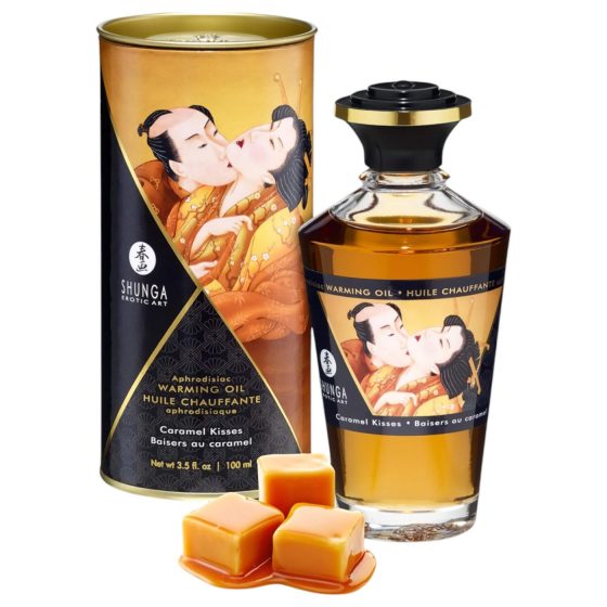 Shunga - hrejivý masážny olej - karamel (100 ml) 